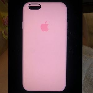 Pink iPhone 6 silicone case